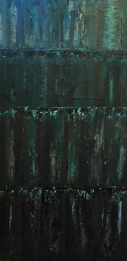 Forest' 12x24 Oil on canvas board $60