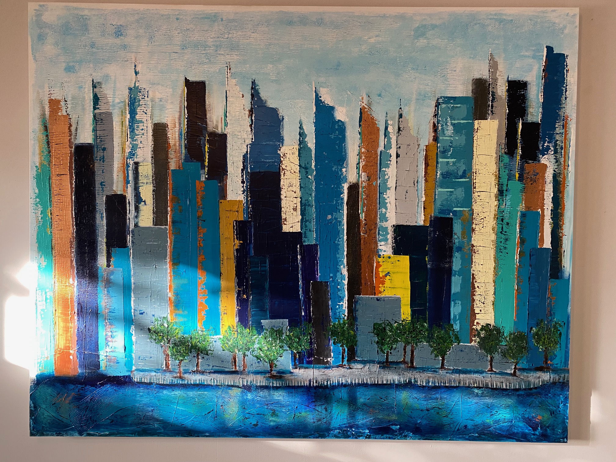 'Silent City' 48x60 - $400